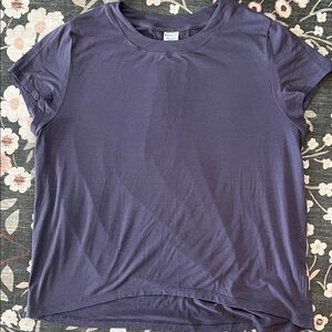 Athleta Short Sleeve Tee in Deep Purple